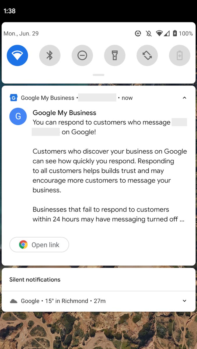 Google Business Profile Messaging