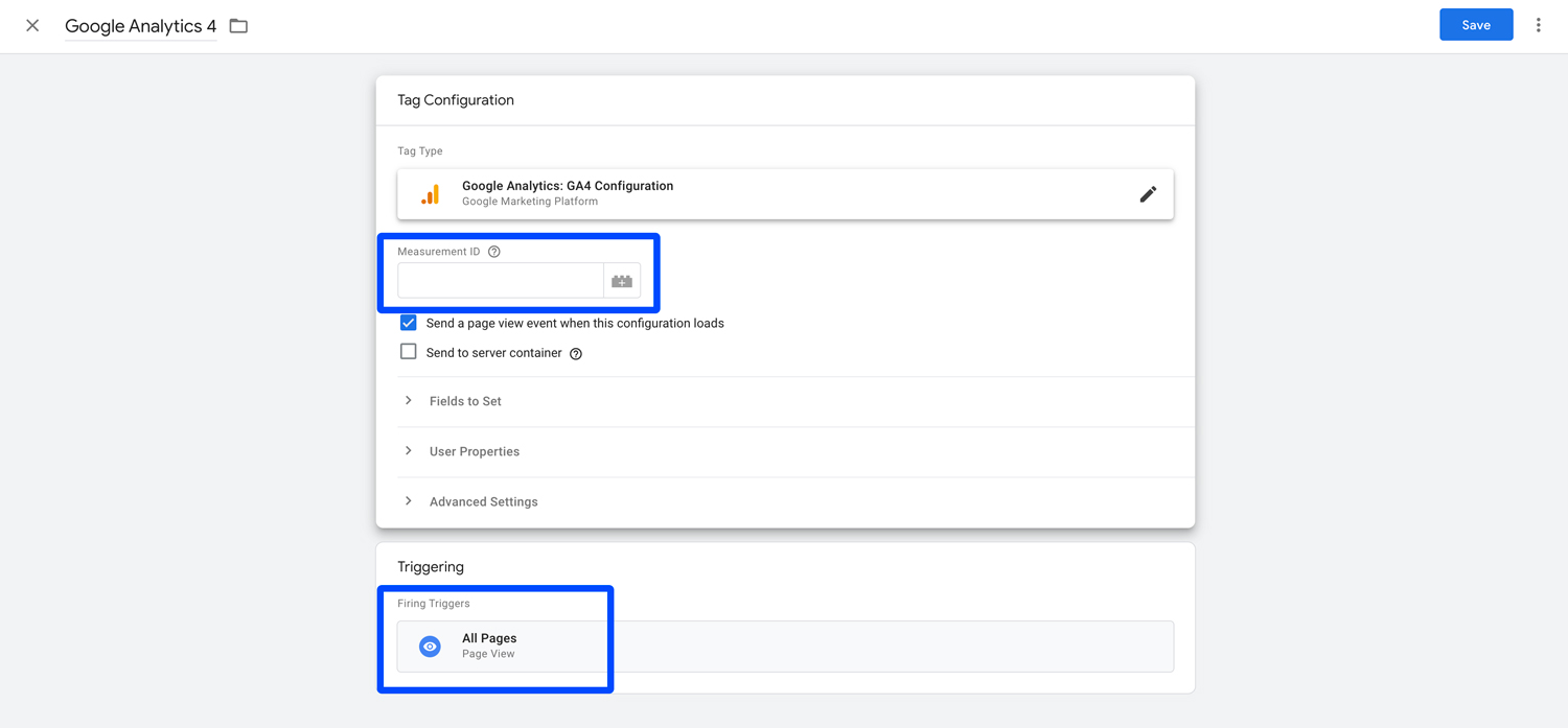 Google Analytics GA4 Configuration