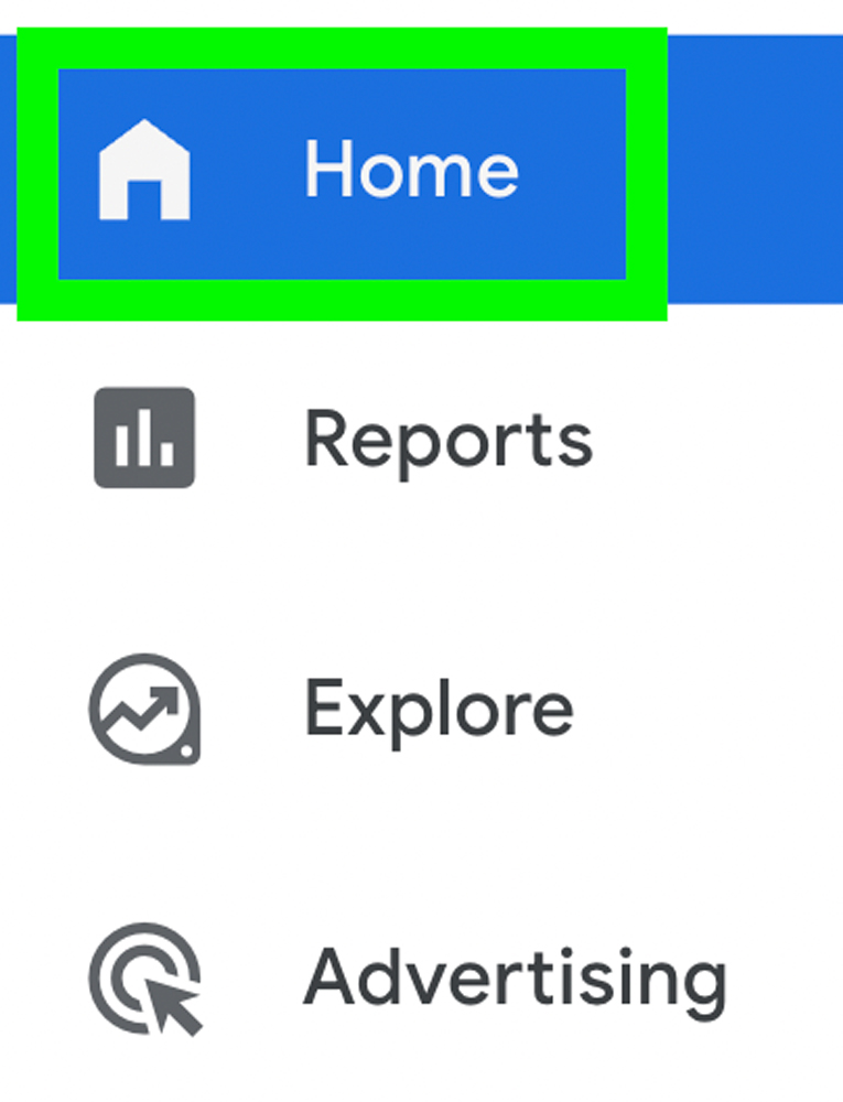 Google Analytics 4 Home Report