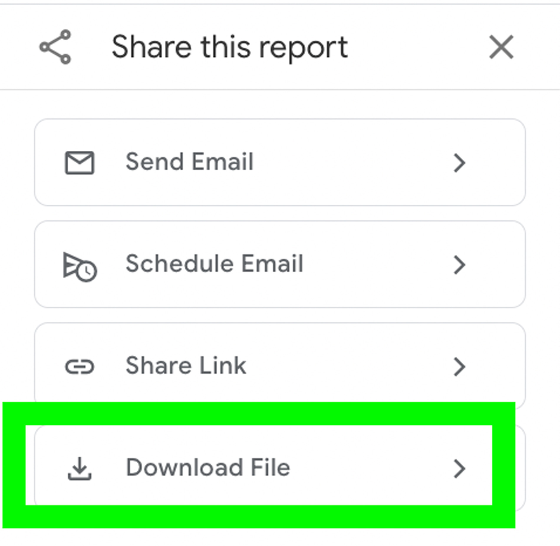 Share Google Analytics 4 report